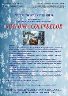 afis concert colinde