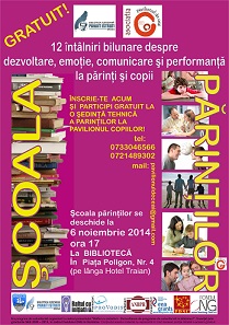 afis Scoala parintilor