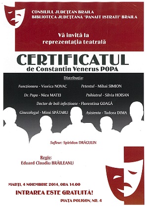 Afis Certificatul
