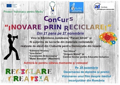 concurs inovare prin reciclare