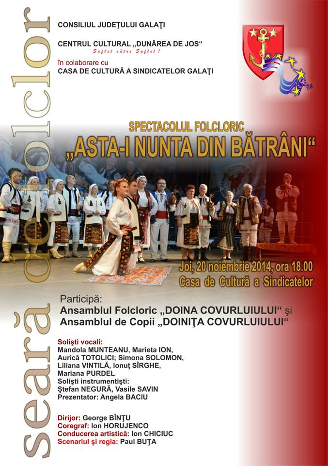 spectacol folcloric Galati