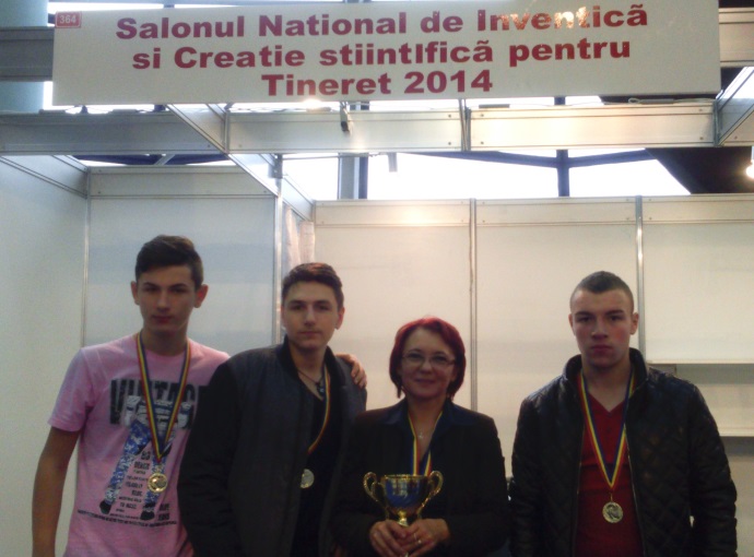 Salnul de inventica - echipa colegiului Panait Istrati
