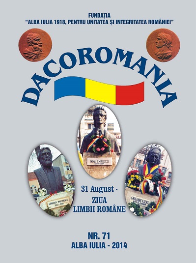 Dacoromania, coperta fata, nr.71