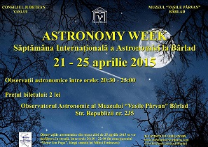 afis ziua astronomiei