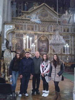 elevi la Biserica Greaca