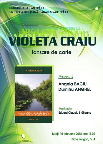 afis lansare Violeta Craiu