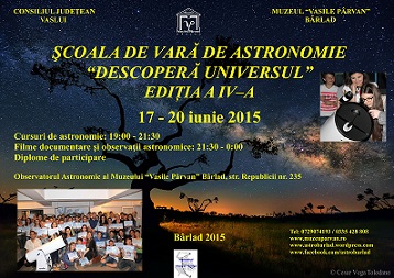 afis scoala astronomie