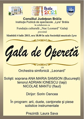 Lyra -Gala de Opera la Braila