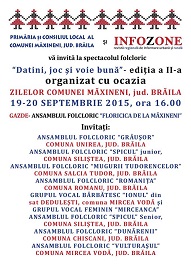 afis sezatoare Maxineni