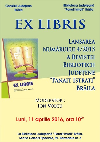 revista ExLibris Braila 