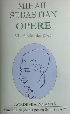 Mihail Sebastian publicistul 