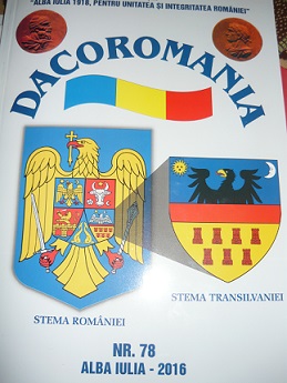 dacoromania, coperta față, nr. 78