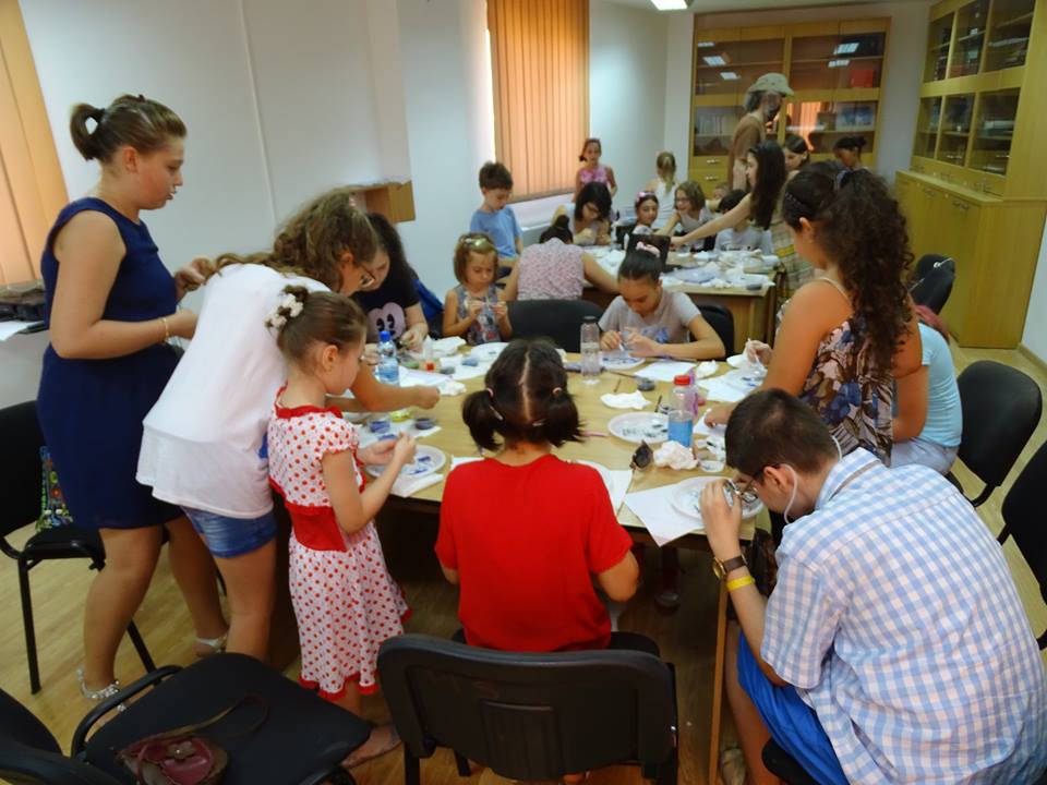 Atelier de sticlarie biblioteca P.Istrati Braila