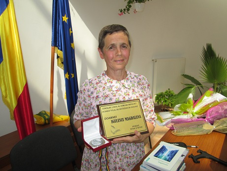 Magdalena Iugulescu Cetatean de Onoare al Berzuntiului 