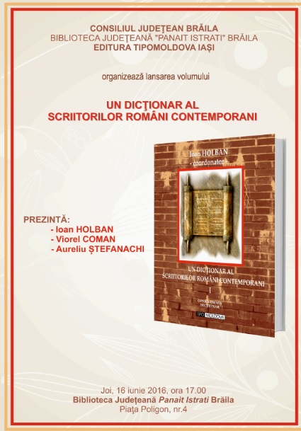 Dictionarul Scriitorilor Romania contemporani