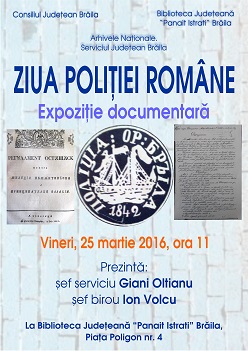 Ziua Politiei Romana la Braila