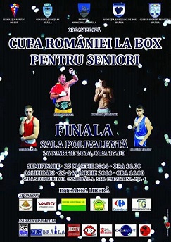cupa Romaniei box, afis