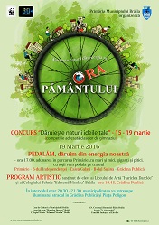 afis ora pamantului
