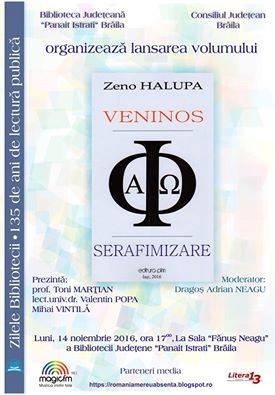 ZenoHalupa lanseaza un volum de aforisme