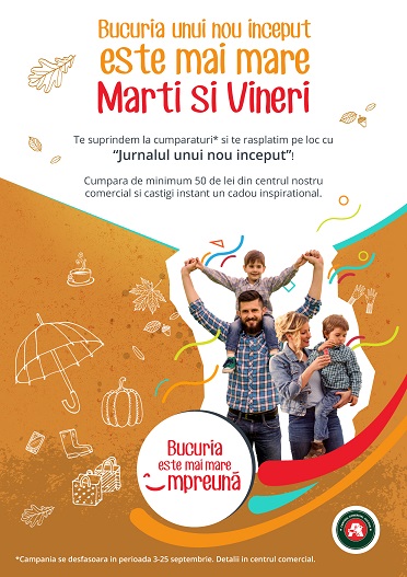 Auchan septembrie 2016 evenimente