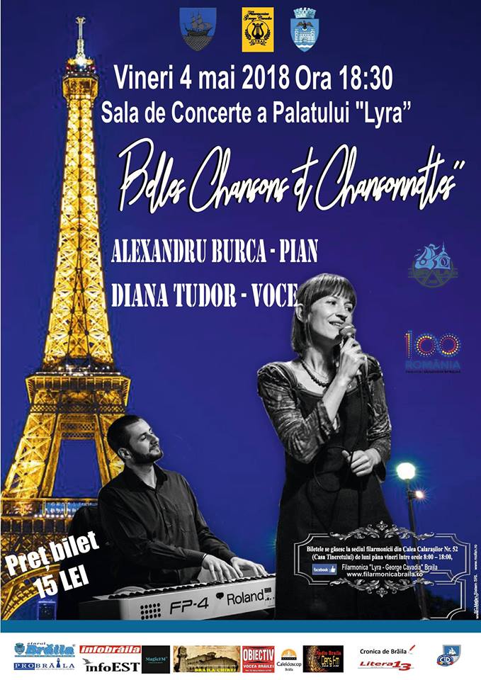 Filarmonica Lyra-George Cavadia concertul "Belles Chansons et Chansonnettes" 
