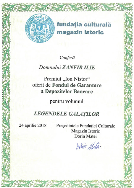 diploma manager Ilie Zanfir 