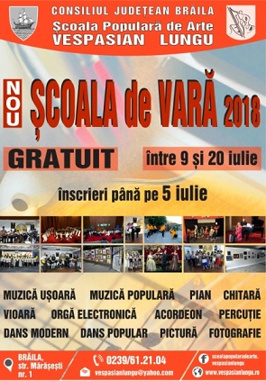 scoala de vara la vespasian lungu braila 