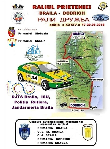 Raliul Brăila-Dobrich ediția nr 34 din 2018