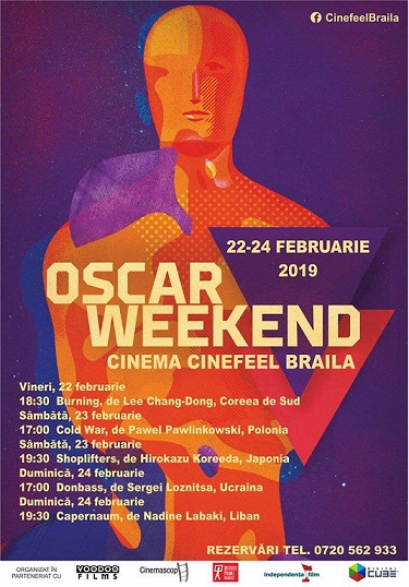 Oscar Weekend va avea loc &icirc;n intervalul 22-24 Februarie la Cinematograf Cinefeel 