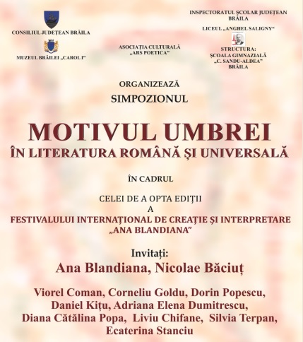 festival Ana Blandiana Braila 2019