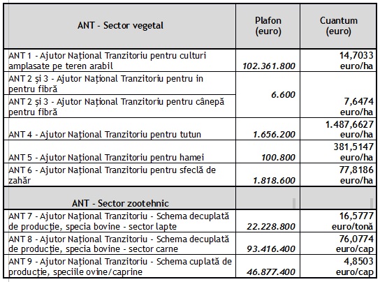 ant sector vegetal 2019