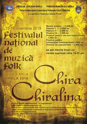 Festivalul Naţional de Folk Chira Chiralina 2019
