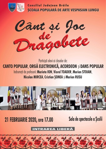 dragobete braila cant si joc 