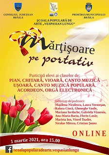 martisoare la Scoala vespasian lungu braila