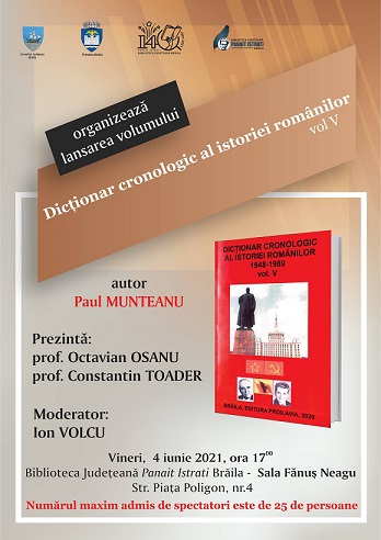 Paul munteanu lansare de carte istorica