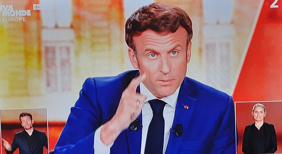Emmanuel Macron la prezidentiale 22