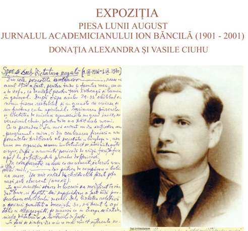 Jurnalul academicianului Ion Băncilă poate fi văzut la Muzeul Brăilei 
