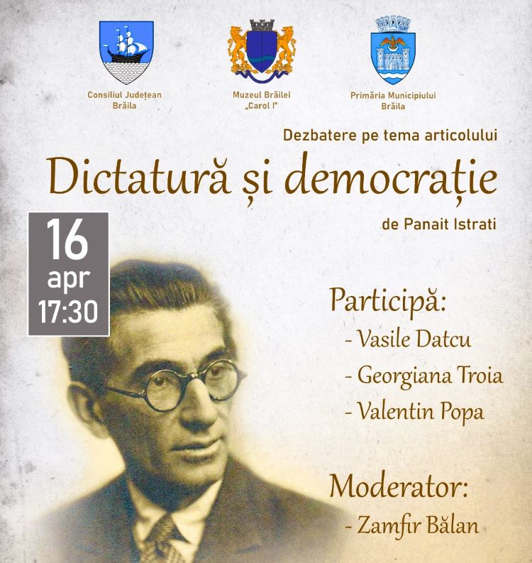 Dezbatere la Casa Memorială Panait Istrati în memoria scriitorului la 89 de ani de la moartea sa