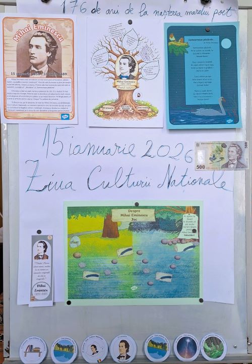 Mihai Eminescu sărbătorit la Școala Gimnazială Ion Luca Caragiale Brăila 5