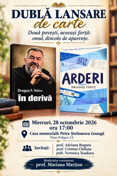 Dragos Voicu volumele „În derivă” și „Arderi”