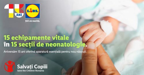 Lidl România și Salvați Copiii aduc dotări in spitale