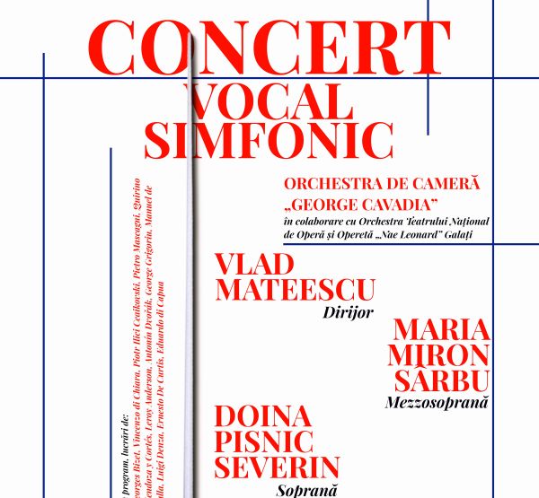 Regal muzical la Brăila: Concert vocal-simfonic eveniment pe 21 octombrie
