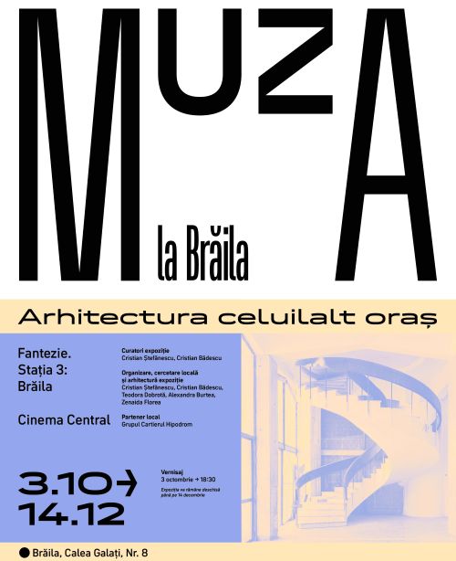 MuzA la Brăila: arhitectura civică a anilor ’60–’80, în prim-plan