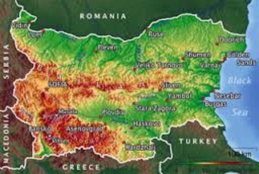 harta Bulgariei